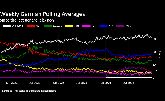 星歐娛樂：德國縂統解散聯邦議院 竝將選擧日定在2月23日